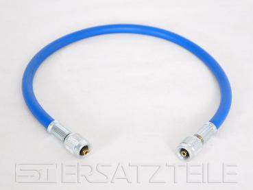 Manometer Schlauchleitung blau 1/4 SAE mit O-Ring