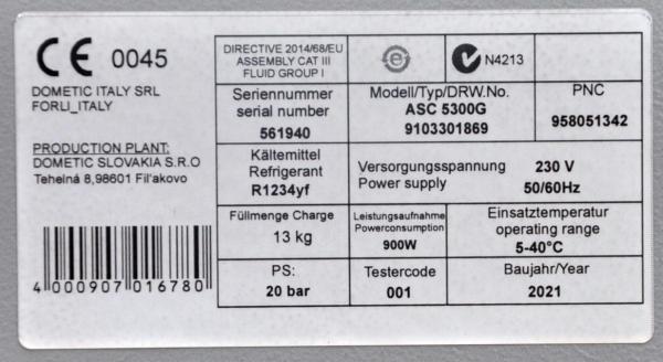 Waeco ASC 5300 G Klimaservicegerät R1234YF Servicegerät Klimaservice AirCon