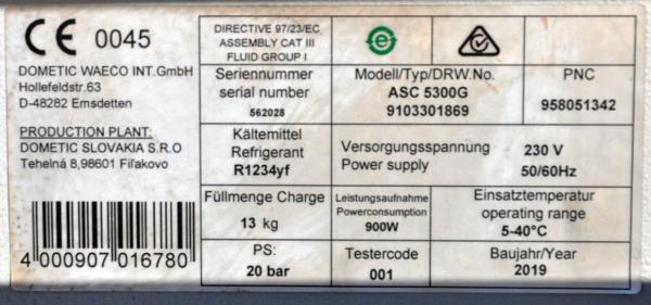 Waeco ASC 5300 G Klimaservicegerät R1234YF Servicegerät Klimaservice AirCon