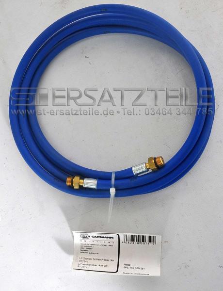 LP Service Schlauch, blau, 3m R-1234yf SAE J2888