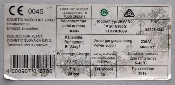 Waeco ASC 5300 G Klimaservicegerät R1234YF Servicegerät Klimaservice AirCon