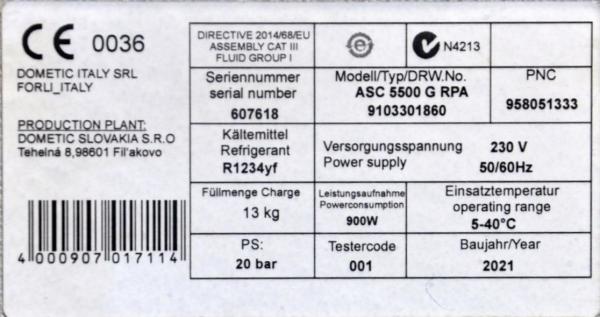Klimaservicegerät Waeco ASC 5300 G R1234YF Servicegerät Klimaservice AirCon