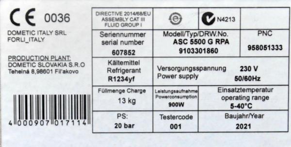 Klimaservicegerät Waeco ASC 5300 G R1234YF Servicegerät Klimaservice AirCon